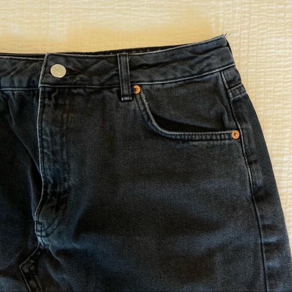 Topshop Moto Black Denim Skirt - Picture 6 of 14